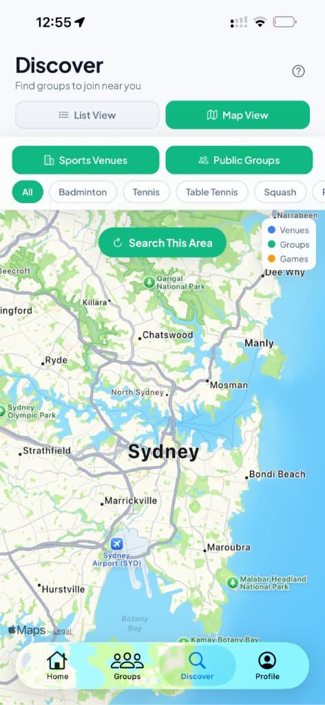 Discover Nearby Groups